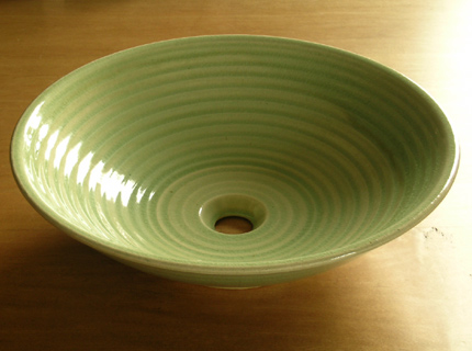 IBUKI/イブキ 手作り陶器手洗鉢 玻璃(ビードロ) [E329034][E329024][E329014]