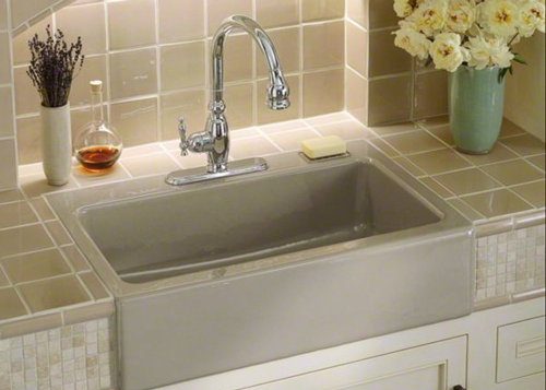 KOHLER/コーラー [K-6546-3-0] 他 33″ホーローエプロンシンク