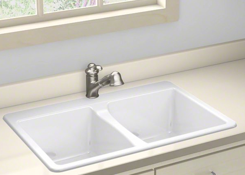 KOHLER/コーラー [K-5873-1-0] 33″ダブルシンク