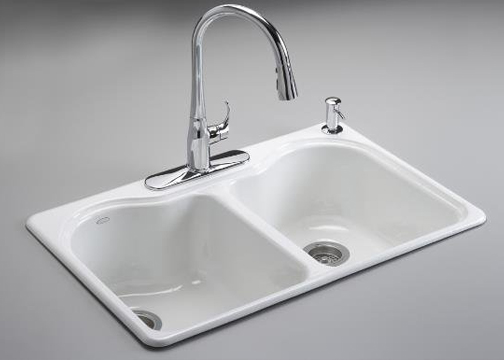 KOHLER/コーラー [K-5818-3-0] 他 33″ダブルシンク