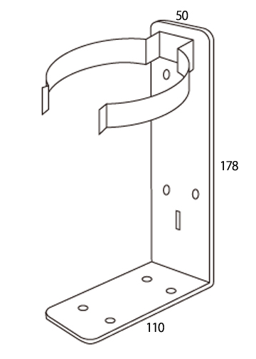 KITZ/キッツ 浄水器用ブラケットハンガーB