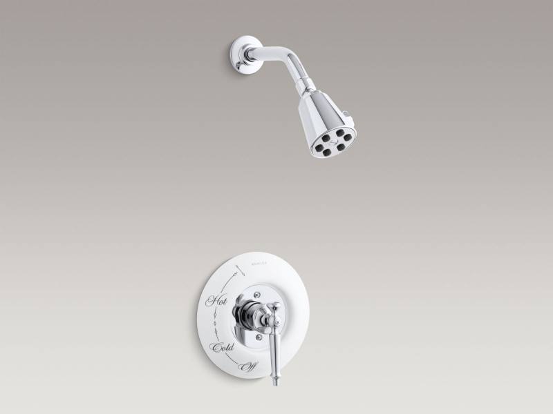 KOHLER/コーラー [K-T132-4D-CP]壁付固定シャワーヘッドセット