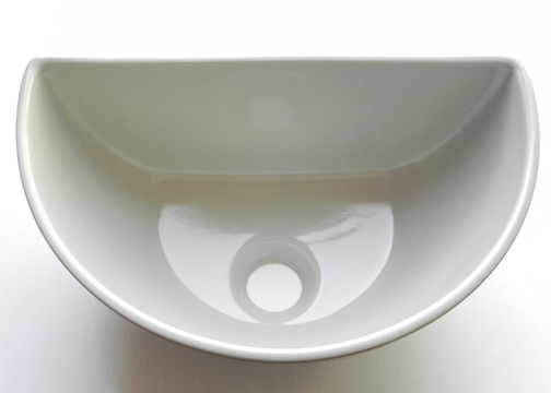 IBUKI/イブキ [E381030]手洗鉢 クレセント 灰白