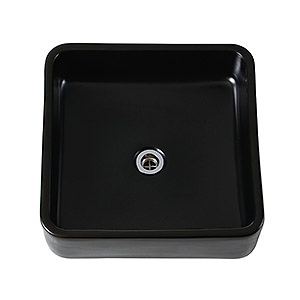 IBUKI/イブキ [E323056]手洗鉢 素(シロ)グラファイト Mスクエア