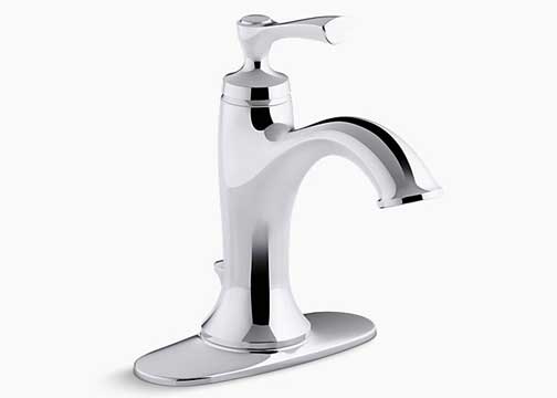 KOHLER/コーラー [K-R72782-4D-CP]洗面用シングル4インチ兼用混合水栓